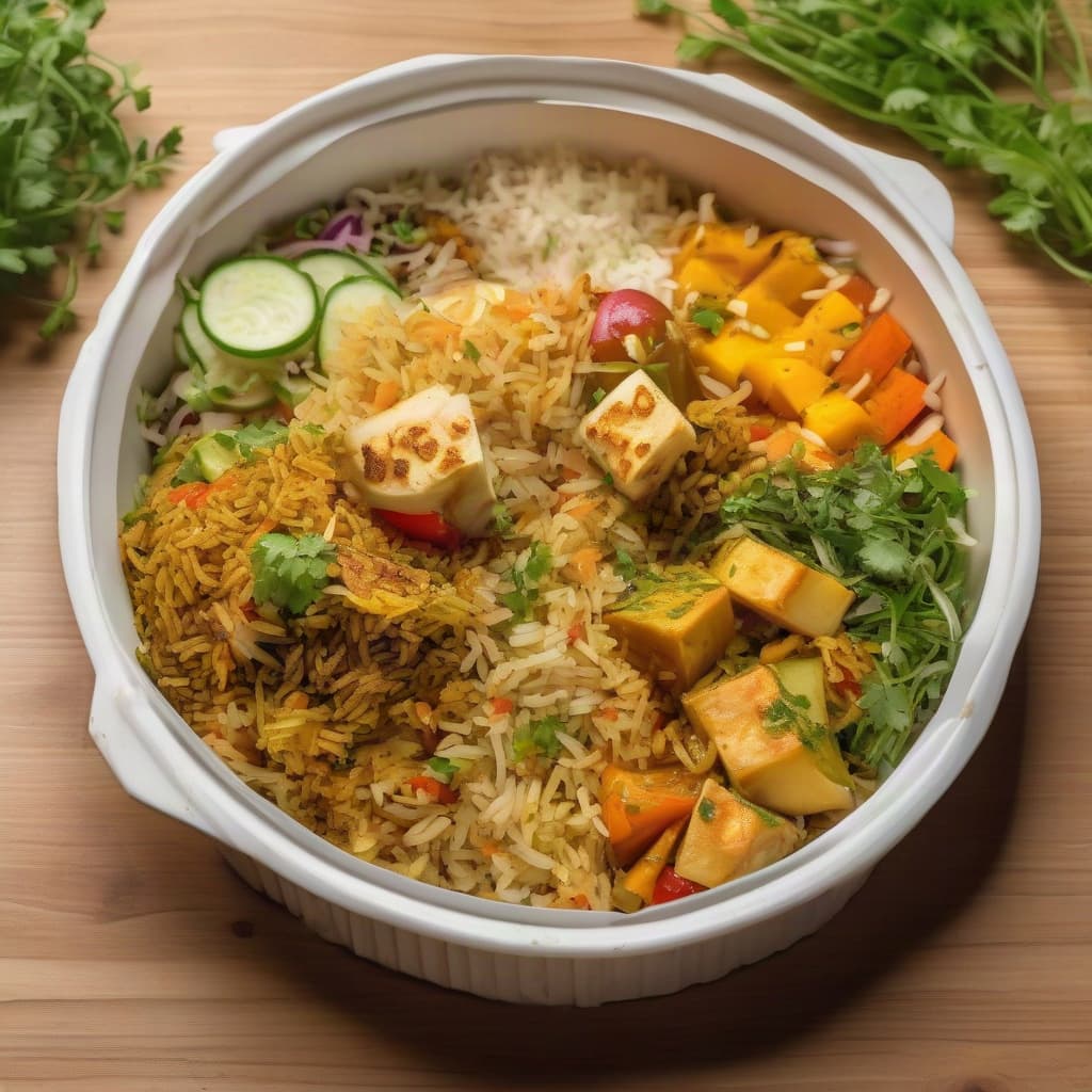 Monday special veg biryani upsize