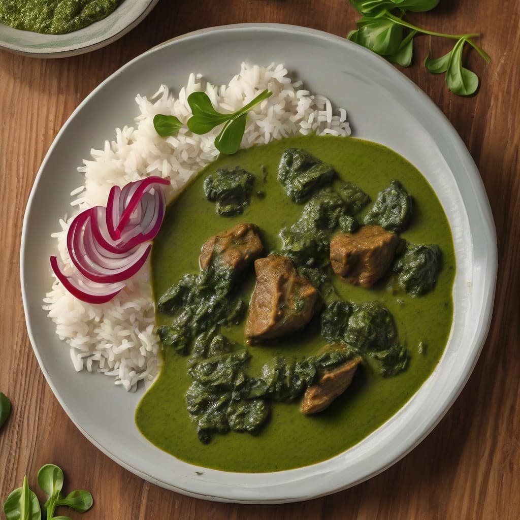 Palak Gosht Veal