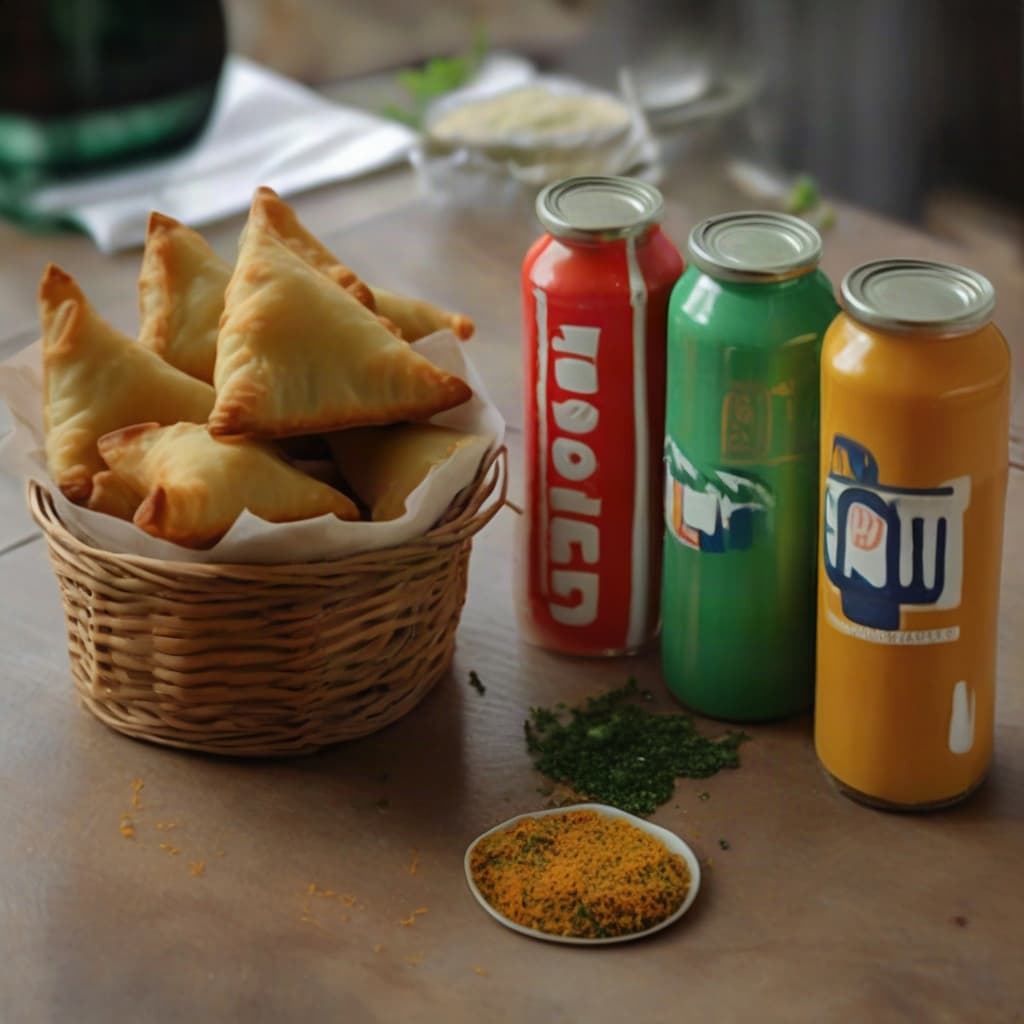 Potato samosas