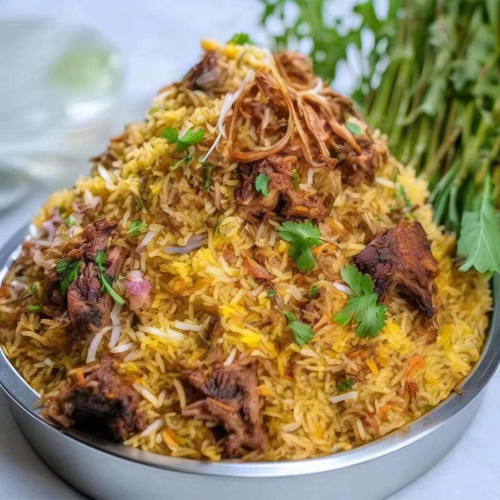 Medium Tray Veal Biryani