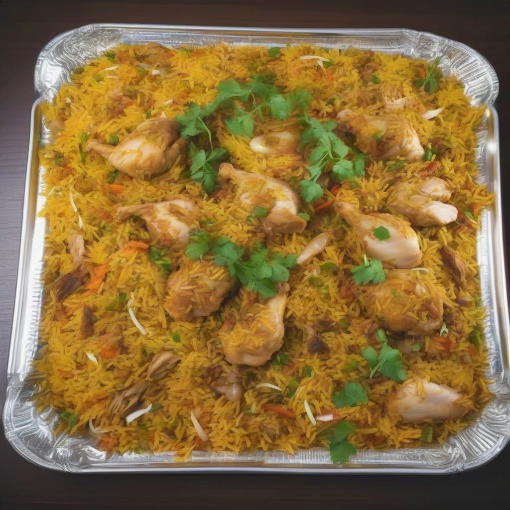 Large Tray Chicken Biryani